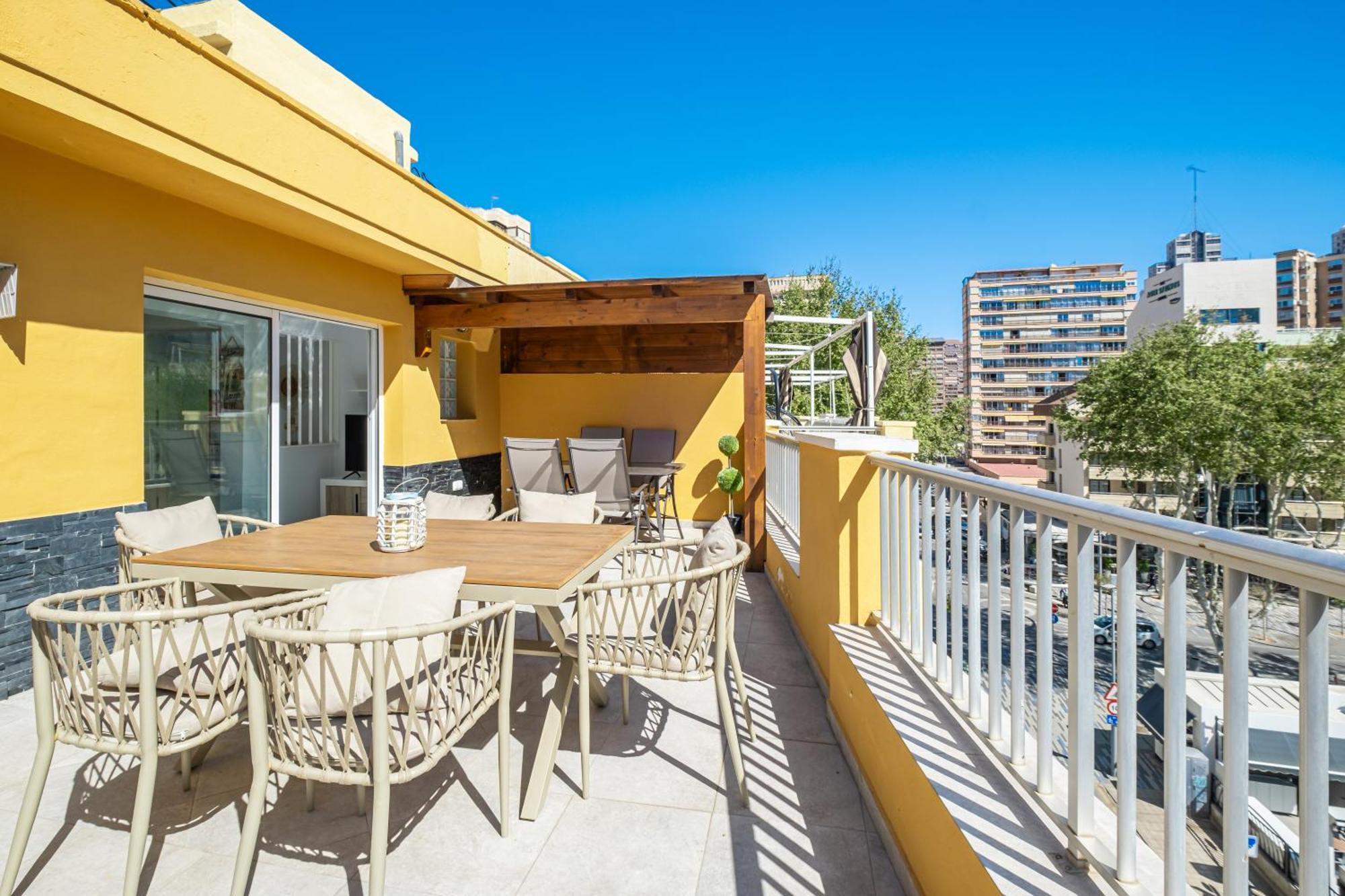 Penthouse Ancla 561 Levante Beach Benidorm Bagian luar foto