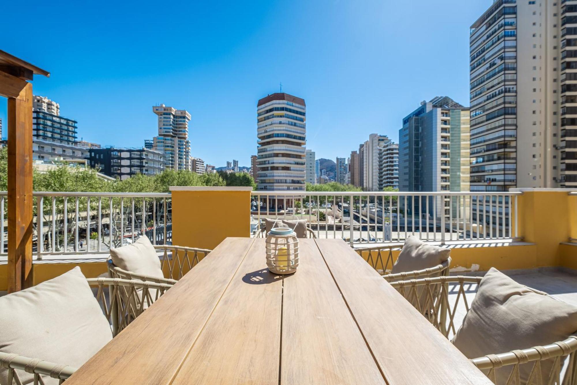 Penthouse Ancla 561 Levante Beach Benidorm Bagian luar foto