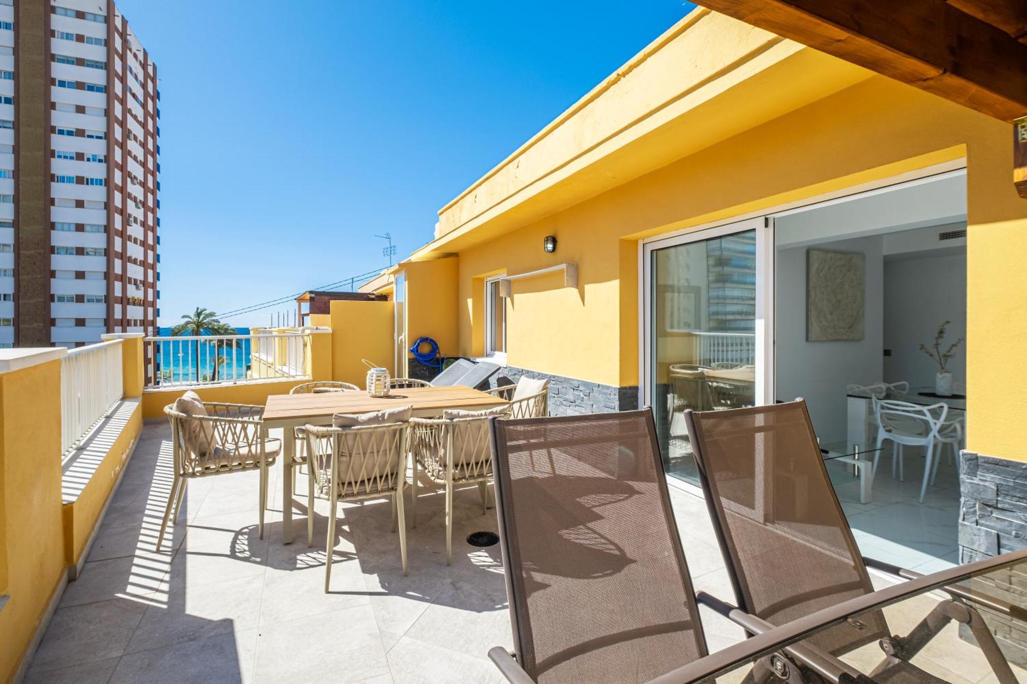 Penthouse Ancla 561 Levante Beach Benidorm Bagian luar foto