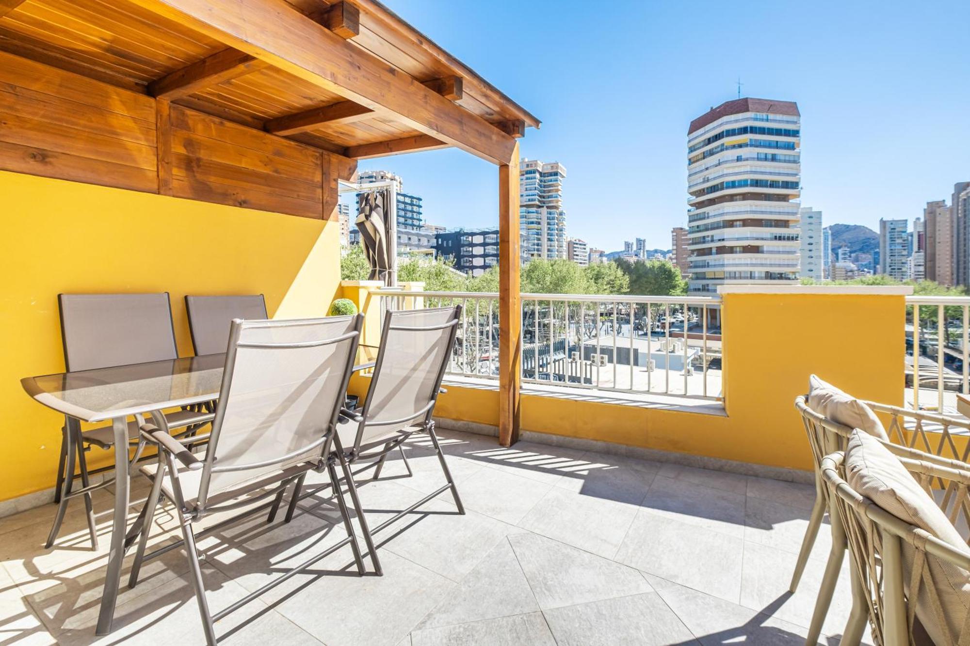 Penthouse Ancla 561 Levante Beach Benidorm Bagian luar foto